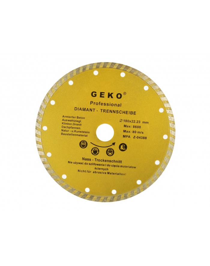 Диск алмазний 180мм turbo GEKO PROFI GEKO - 1