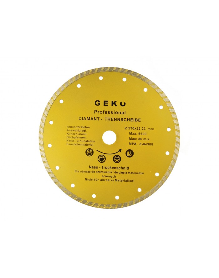 Диск алмазний 230мм turbo GEKO PROFI GEKO - 1