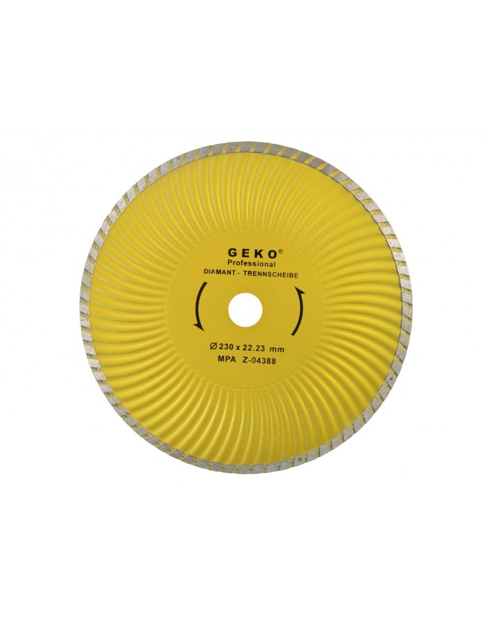 Диск алмазний 230 turbo plus GEKO PROFI GEKO - 1