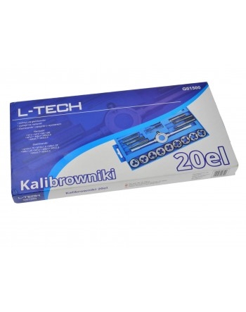 Набір плашок та мітчиків 20ел. L-TECH GEKO - 3
