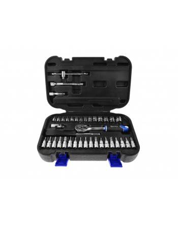 Набір головок торцевих і біт з тріскачкою 1/4" 38шт. GEKO GEKO - 14