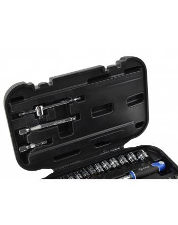 Набір головок торцевих і біт з тріскачкою 1/4" 38шт. GEKO GEKO - 16