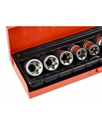 Набір головок торцевих torx 1/2" E10-24 в металевому боксі GEKO GEKO - 4