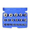 Набір головок torx 12-гранних 8-32 мм 19шт. в боксі GEKO GEKO - 3