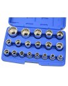 Набір головок torx 12-гранних 8-32 мм 19шт. в боксі GEKO GEKO - 4