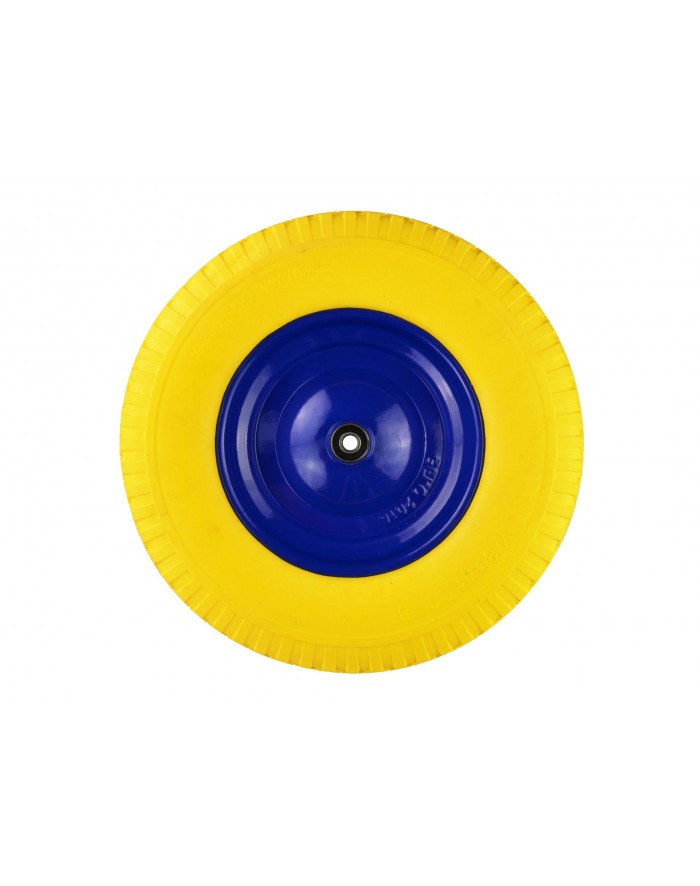 Колесо до тачки 4.80/4.00-8 PU жовте GEKO GEKO - 1