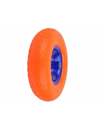 Колесо до тачки 4.00-6 PU помаранчеве GEKO GEKO - 3