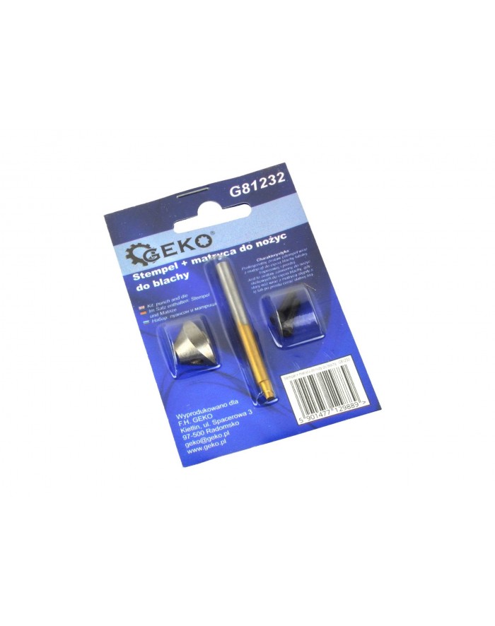 Пуансон і матриця до ножиць для листового металу GEKO GEKO - 1