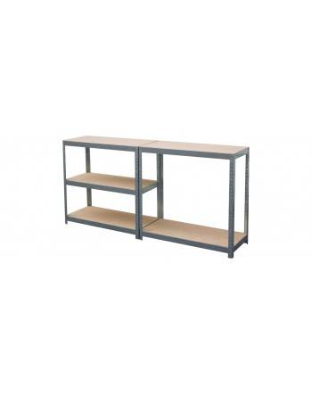 Стелаж складський 180х90х40см 175кг на 5 полиць комбінований GEKO GEKO - 10