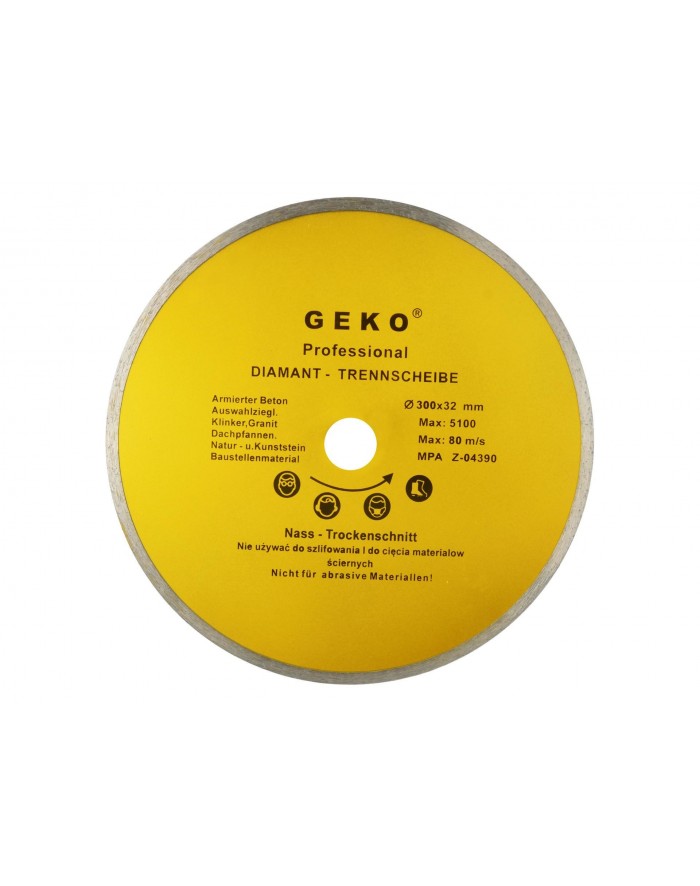 Диск алмазний 300x8x32 суцільний GEKO PROFI GEKO - 1